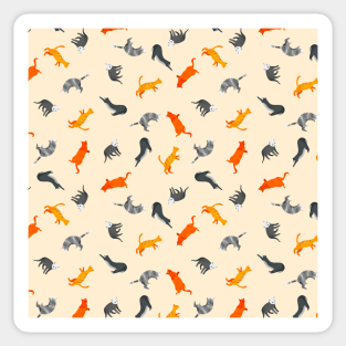 Cats pattern Sticker